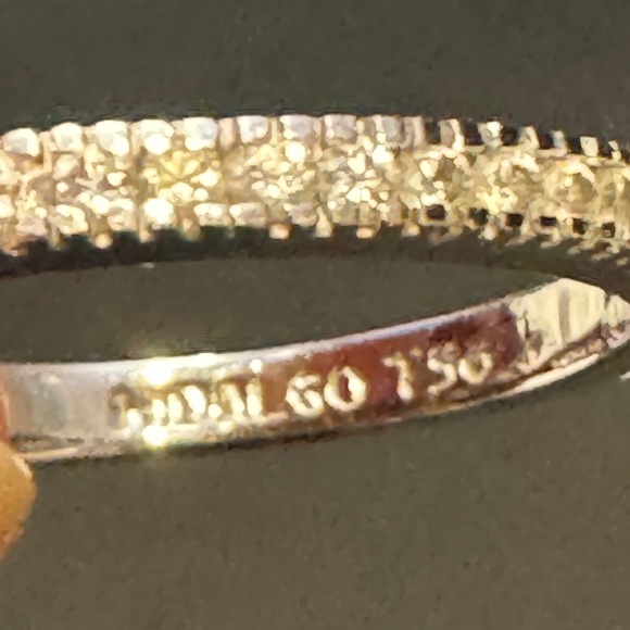 Hidalgo 18K White Gold Diamond Bands - Picture 6 of 7